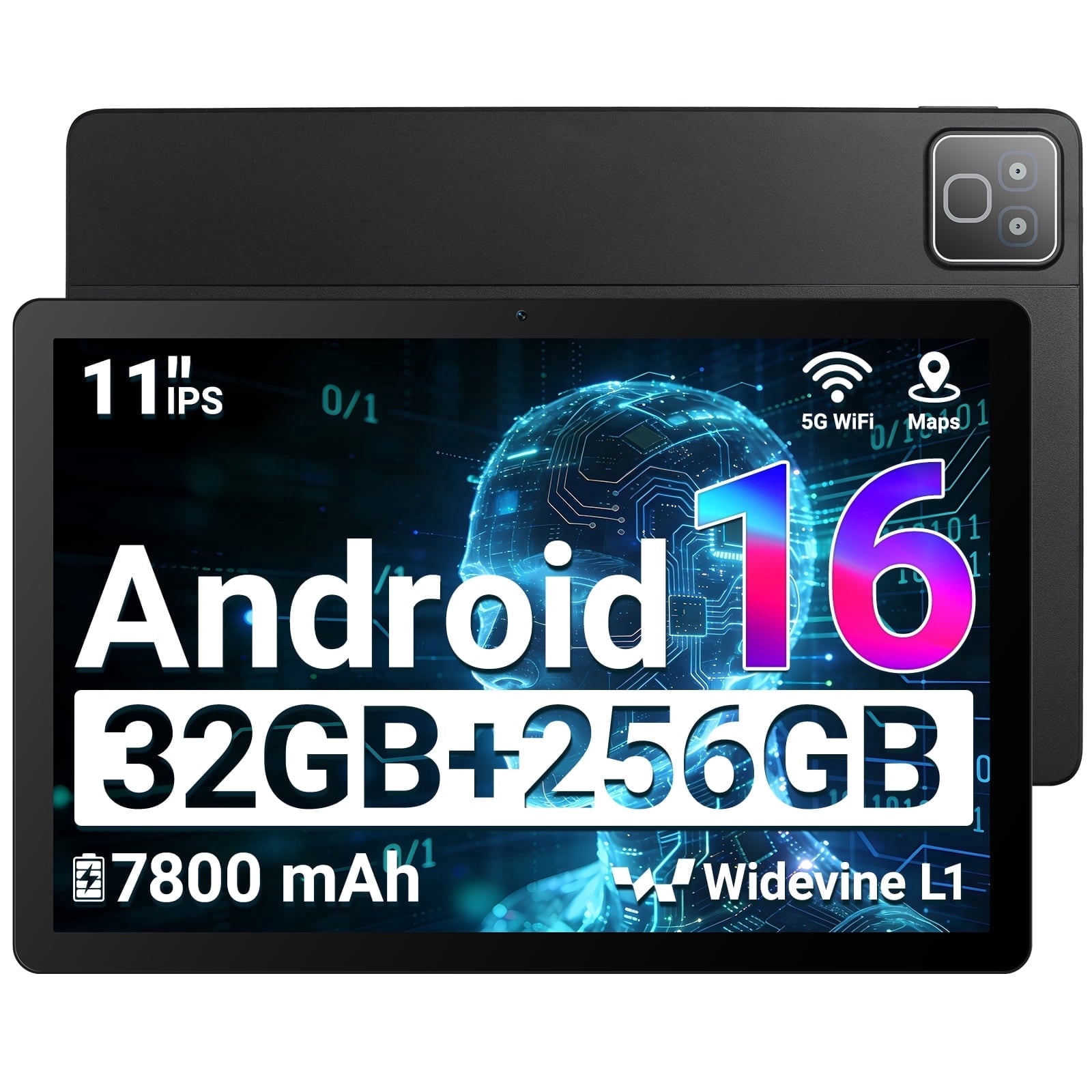 2026 Android 16 Tablet 11inch, Face Unlock, 32GB+256GB+1TB Expand, Oct ...