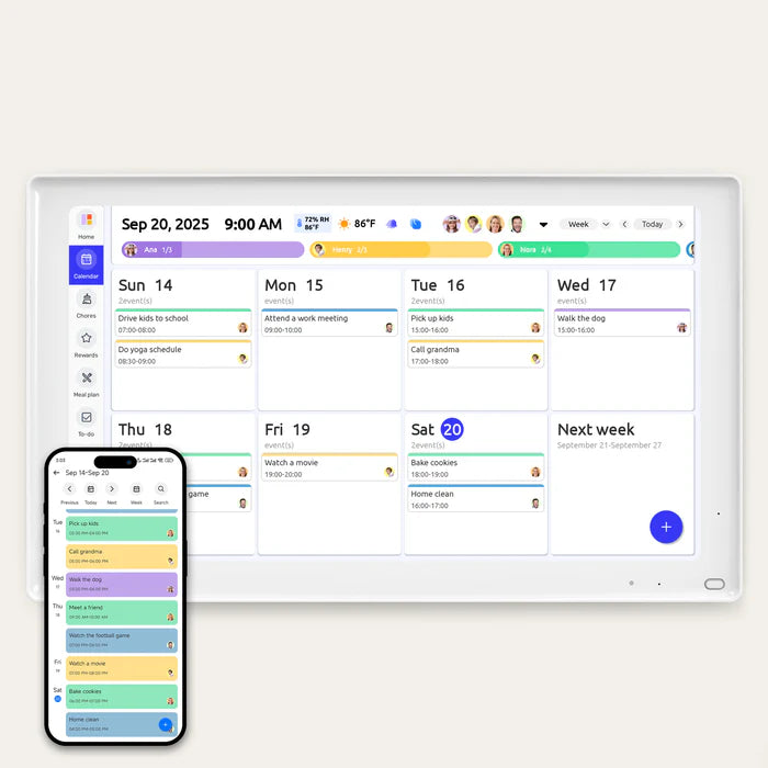 Aeezo Smart Digital Family Calendar